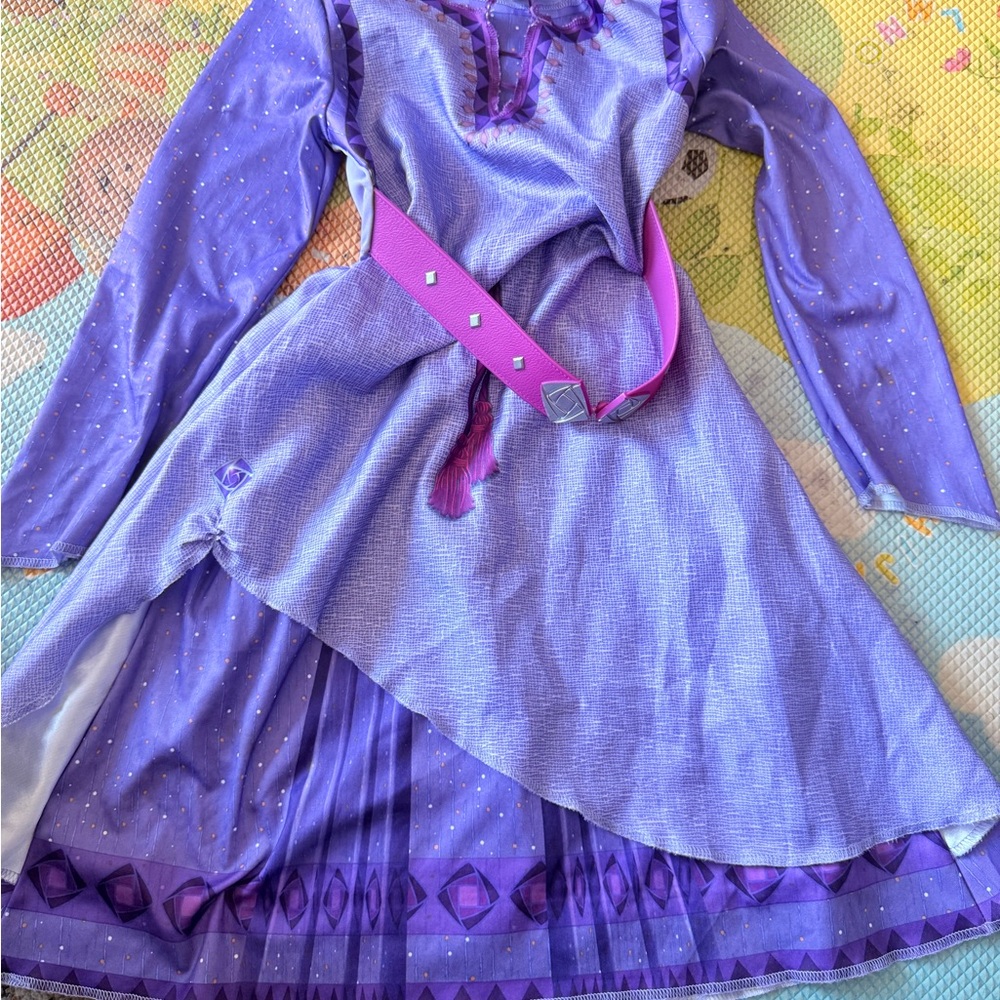 Disney Purple Kids Costume Dress with Belt